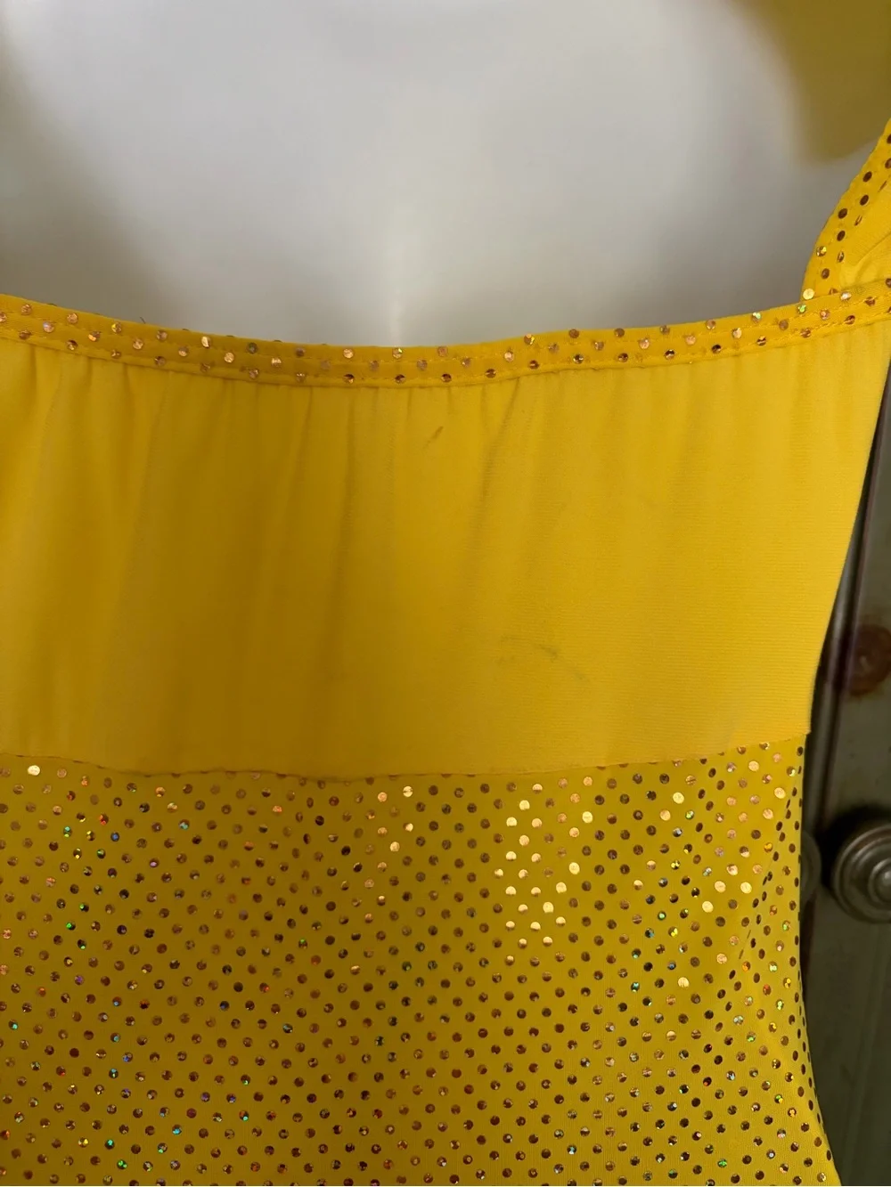 Yellow Dance Costume with Scrunchie MA